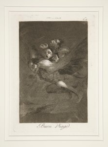 Bon voyage, pl. 64 de la série Los caprichos - Francisco de Goya