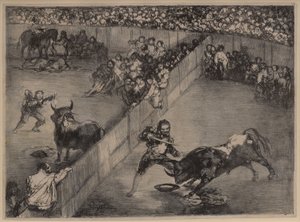 Corrida dans une arène divisée