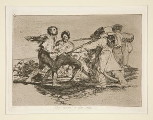 Con razón o sin ella (Avec raison ou sans raison), pl. 2 de la série Los desastres de la guerra (Les Désastres de la guerre)