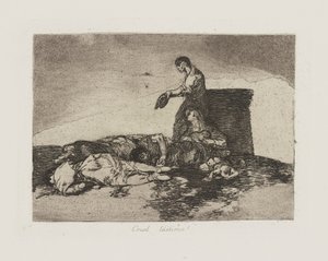 Cruelle pitié !, pl. 48 de la série Les désastres de la guerre - Francisco de Goya