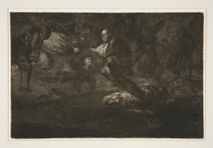 Dieu les crée et ils se rejoignent, pl. 18 de la série Les proverbes - Francisco de Goya