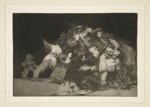 Disparate général, pl. 9 de la série Los proverbios