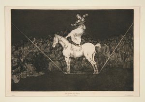 Disparate puntual, planche non numérotée de la série Los proverbios