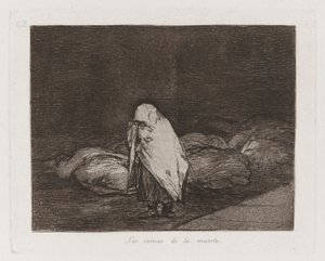 Les lits de la mort, Planche 62 de Les désastres de la guerre - Francisco de Goya