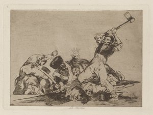 Lo mismo, pl. 3 de la série Los desastres de la guerra - Francisco de Goya