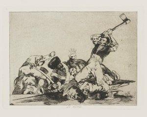 Lo mismo, pl. 3 de la série Los desastres de la guerra - Francisco de Goya