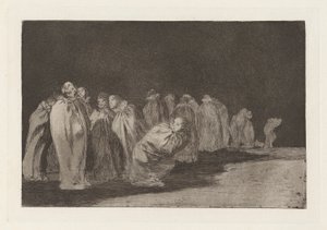 Les hommes en sacs - Francisco de Goya