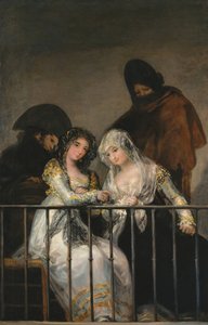 Majas sur un balcon, vers 1800-1810 - Francisco de Goya
