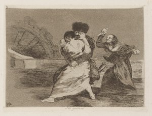 No quiren [sic] - Francisco de Goya