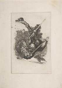 Vieille femme sur une balançoire - Francisco de Goya