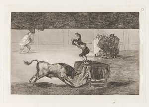 Otra locura suya en la misma plaza, Planche 19 de La tauromaquia - Francisco de Goya