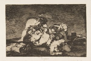 Planche 10 des Désastres de la guerre: Nor - Francisco de Goya
