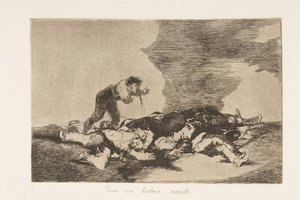 Planche 12 de Les Désastres de la guerre : Cela..., 1810 publié 1863 - Francisco de Goya