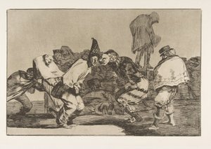 Planche 14 des Disparates : Folie du Carnaval, vers 1816-23 publié en 1864 - Francisco de Goya