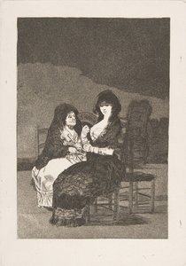 Planche 15 de Los Caprichos : Beaux conseils, 1799 - Francisco de Goya