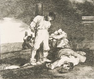 Planche 15 des Désastres de la guerre : Et il n