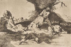 Planche 16 des Désastres de la guerre, 1810 publié 1863 - Francisco de Goya