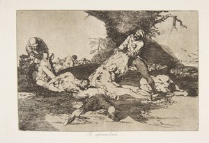 Planche 16 des Désastres de la Guerre Los Desastres de la Guerra, 1810 publié en 1863