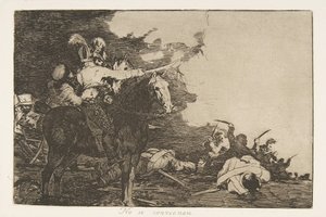 Planche 17 des Désastres de la guerre Los Desastres de la Guerra : Ils..., 1810 publié 1863