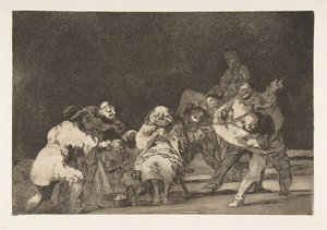 Planche 17 des Disparates : Loyauté - Francisco de Goya