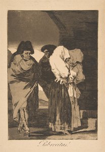 Planche 22 de Los Caprichos : Pauvres petites filles !, 1799, impression posthume