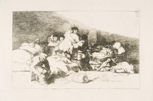 Planche 25 des Désastres de la guerre: Ceux-ci aussi - Francisco de Goya