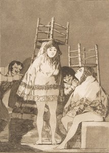 Planche 26 de Los Caprichos: Ils ont déjà un siège, 1799 - Francisco de Goya