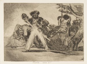 Plate 31 des Désastres de la guerre: Cela..., 1810 publié 1863