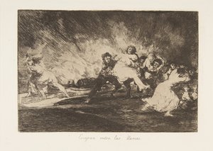 Planche 41 de Les Désastres de la Guerre: Ils..., 1810 publié 1863 - Francisco de Goya