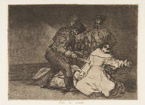 Planche 46 de Les Désastres de la Guerre : Cela..., 1810 publié 1863 - Francisco de Goya