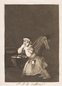 Planche 4 de Los Caprichos : Le garçon de la nourrice, 1799 - Francisco de Goya
