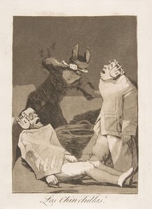 Planche 50 de Los Caprichos : Les Chinchillas, 1799 - Francisco de Goya