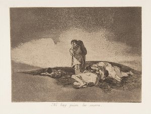 Planche 60 des Désastres de la guerre : Th..., 1811-12 publié en 1863 - Francisco de Goya