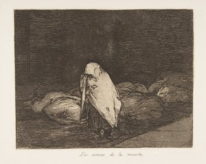 Planche 62 des Désastres de la Guerre : Th..., 1811-12 publié en 1863 - Francisco de Goya