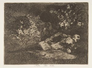 Planche 69 de Les Désastres de la guerre, après 1814-15 publié 1863 - Francisco de Goya