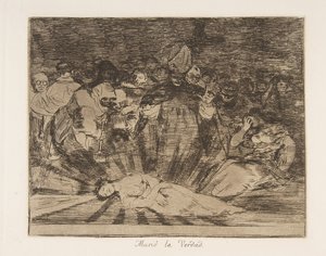 Planche 79 des Désastres de la guerre, après 1814-15 publié en 1863 - Francisco de Goya