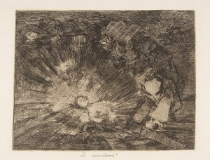 Planche 80 des Désastres de la guerre : Wil... - Francisco de Goya