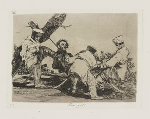 Pourquoi?, pl. 32 de la série Les désastres de la guerre - Francisco de Goya