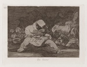 Que locura! (Quelle folie!), Pl. 68 de Los desastres de la guerra (Les désastres de la guerre) - Francisco de Goya