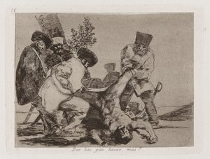 Que [sic] hai que hacer mas? (Que peut-on faire de plus?), Planche 33 de Los desastres de la guerra (Les Désastres de la guerre) - Francisco de Goya