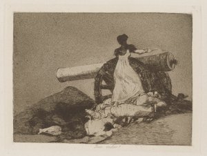 Que valor! (Quel courage!), pl. 7 de la série Los desastres de la guerra (Les désastres de la guerre) - Francisco de Goya