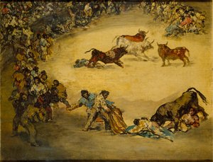 Scène à une corrida : Diversion de España, vers 1766-1828