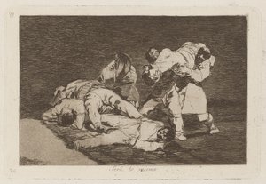 Ser? lo mismo (Ce sera pareil), Planche 21 de Los desastres de la guerra (Les Désastres de la guerre) - Francisco de Goya