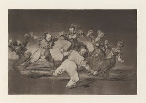 Si Marina danse, elle doit en assumer les conséquences, de la série Los disparates (Les proverbes)