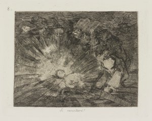 Ressuscitera-t-elle ?, pl. 80 de la série Los desastres de la guerra - Francisco de Goya