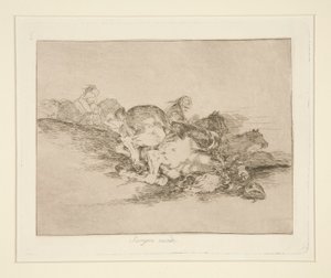 Siempre sucede (Ça arrive toujours), pl. 8 de Los desastres de la guerra (Les désastres de la guerre) - Francisco de Goya