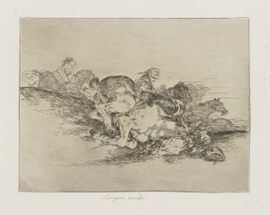 Cela arrive toujours, pl. 8 de la série Les désastres de la guerre - Francisco de Goya