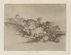 Siempre sucede (Cela arrive toujours), pl. 8 de la série Los desastres de la guerra (Les Désastres de la guerre) - Francisco de Goya