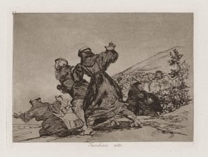 Tambien esto (Cela aussi), Planche 43 de Los desastres de la guerra (Les Désastres de la guerre) - Francisco de Goya