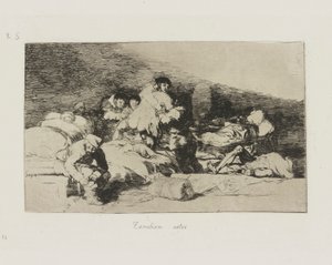 Tambien estos. (Ceux-ci aussi.), pl. 25 de la série Los desastres de la guerra (Les désastres de la guerre) - Francisco de Goya
